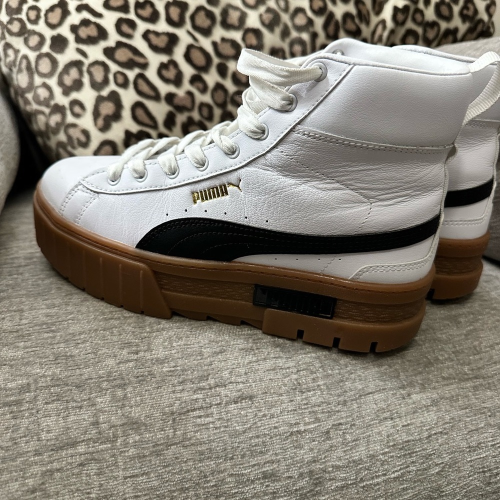 Puma mayze high top platform sneaker
